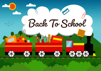 back to school with train 