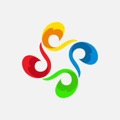 waves logo design