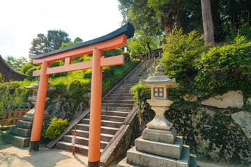 Fototapeta premium Landscape of Shirahige Shrine