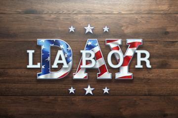 Creative background, Happy Labor Day banner. Design template. Copy space