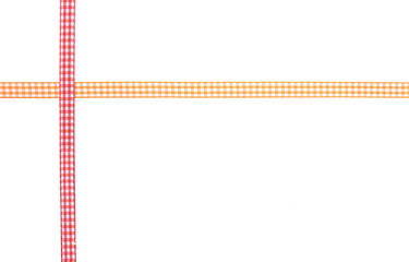 Hintergrund mit kariertem Band