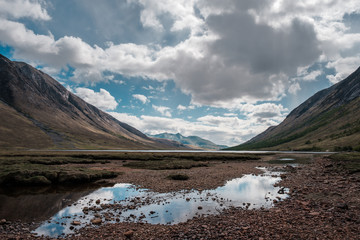 Loch Etive in the highlands of Scotland