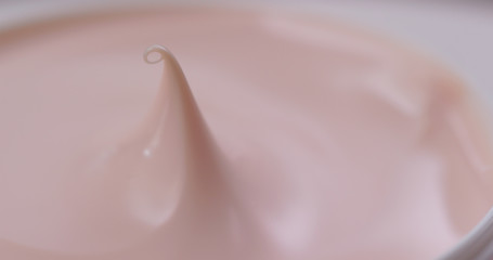 Pink Cosmetics cream close up