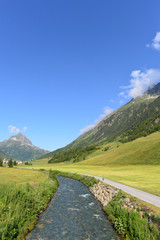 Fototapeta na wymiar Galtür im Paznaun, Tirol (Österreich) 