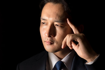 ビジネスマン・黒バック