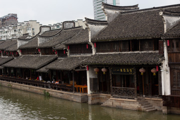Shanghai, China 19 July 2019. Water town on the outskirts of Shanghai, and was established about 1,700 years ago. 
