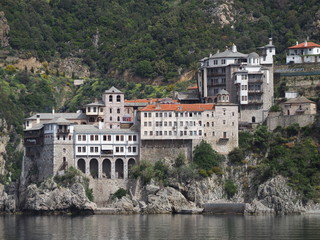 Fototapeta na wymiar Osiou Gregoriou monastery