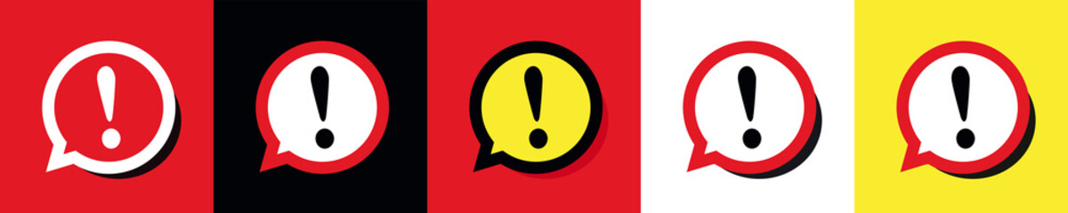 Picto Attention ! / Bulle