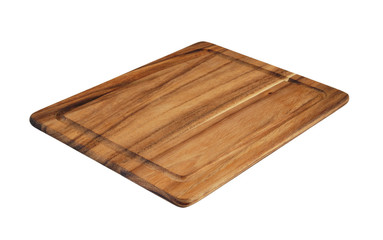 Cutting board isolated on white