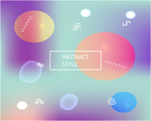 Modern concept in color pattern.