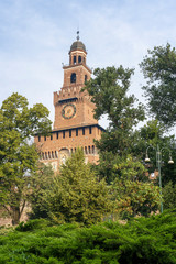 The castle of Milan, Italy