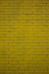 Background of yellow brick wall