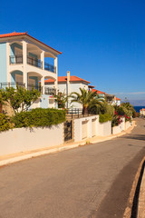 Greek town houses architecture