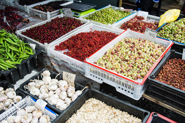 ロシアの青空市場