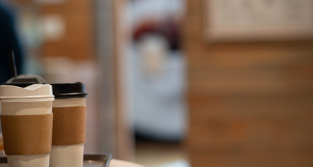 Non-face-to-face coffee take-out to prevent Corona 19