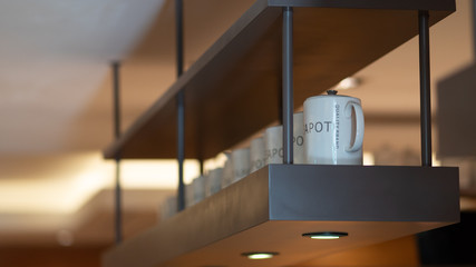 Vintage Cafe's interior prop, the kettle.