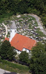 Church of Birth of Virgin Mary in Sveta Marija pod Okicem, Croatia