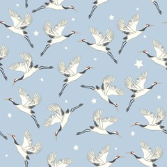 crane, pattern, vector, illustration