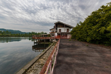 Fototapeta premium Urban exploration / Abandoned hotel