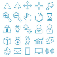 ネット系アイコンセットPrint