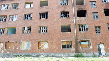 facade of an old building