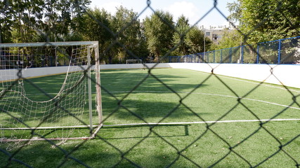 Fototapeta premium tennis net on court