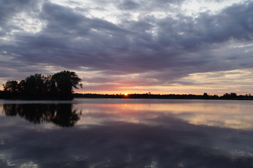 Sunrise on this beautiful lake