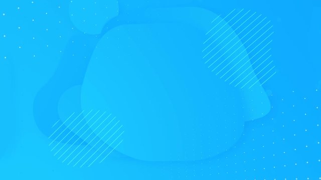 Looped liquid light blue turquoise color animation. Popular modern  abstract aquamarine background. Fluid gradient futuristic shape motion design.Cover presentation backdrop for white text frame logo