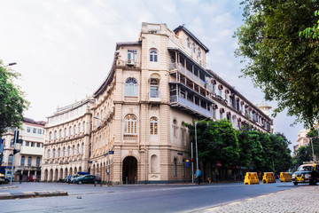 Fototapeta na wymiar Horniman circle building,Mumbai,Maharashtra,India October 18 2018