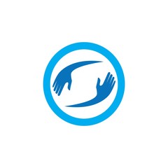 Hand Care Logo Template vector icon Business