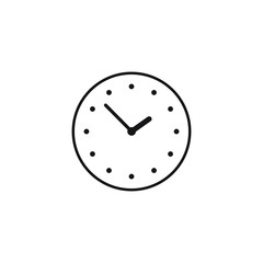 Clock icon, time icon vector
