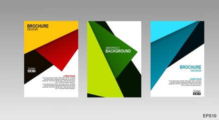 Abstract minimal cover or poster design template. Vector design