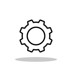 Setting icon in trendy flat style. Tools / Cog / Gear symbol for your web site design, logo, app, UI Vector EPS 10. - Vector