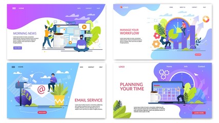 Informative Flyer Inscription Planning Your Time.