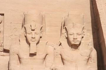 Abu Simbel temple of ramesses in nubia,  Egypt, 
