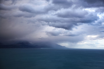 Obraz premium Ocean Pacifique en Nouvelle Zélande