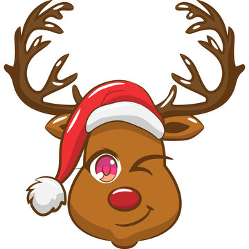 reindeer vector graphic clipart design