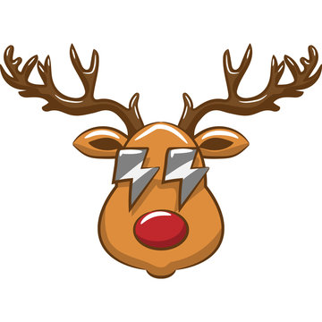 reindeer vector graphic design clipart