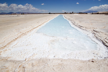 Salinas Grandes in north west of Argentina in the provinces of Salta and Jujuy