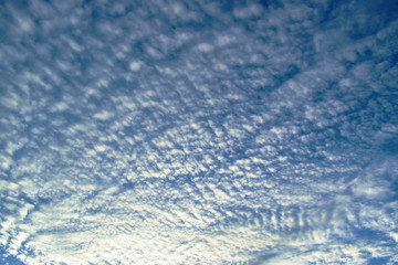 cloud spreading on sky in sunny day
