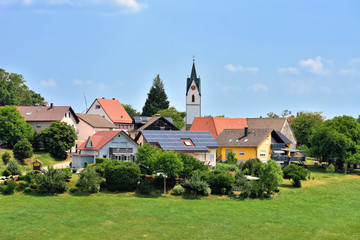 Fototapeta na wymiar Schönes Dorf in Baden-Württemberg