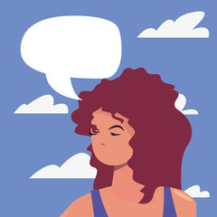 woman summer time vacations design