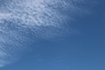Fototapeta na wymiar Fluffy Cloud , Cumulus , on the Clear Blue Sky, Summer Holidays