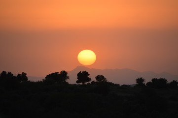 Atardecer en Demnate (Marruecos)