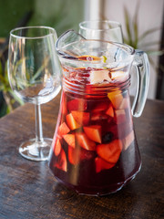 typical spanish sangria drink