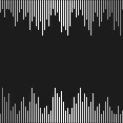 Vector illustration of voice recorder on black background.