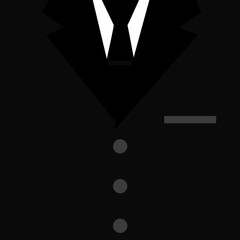 Background of men's suit, shirt and tie