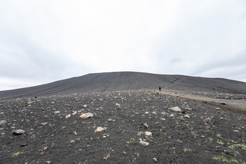 Hverfjall (Hverfell) is a tephra cone or tuff ring volcano in northern Iceland, to the east of...