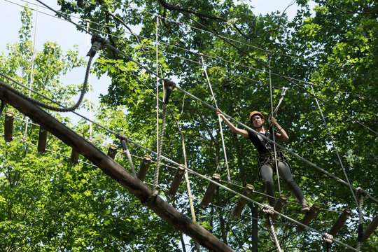 Klettern, Hochseilgarten,