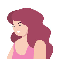 beautiful woman with swimsuit summer time